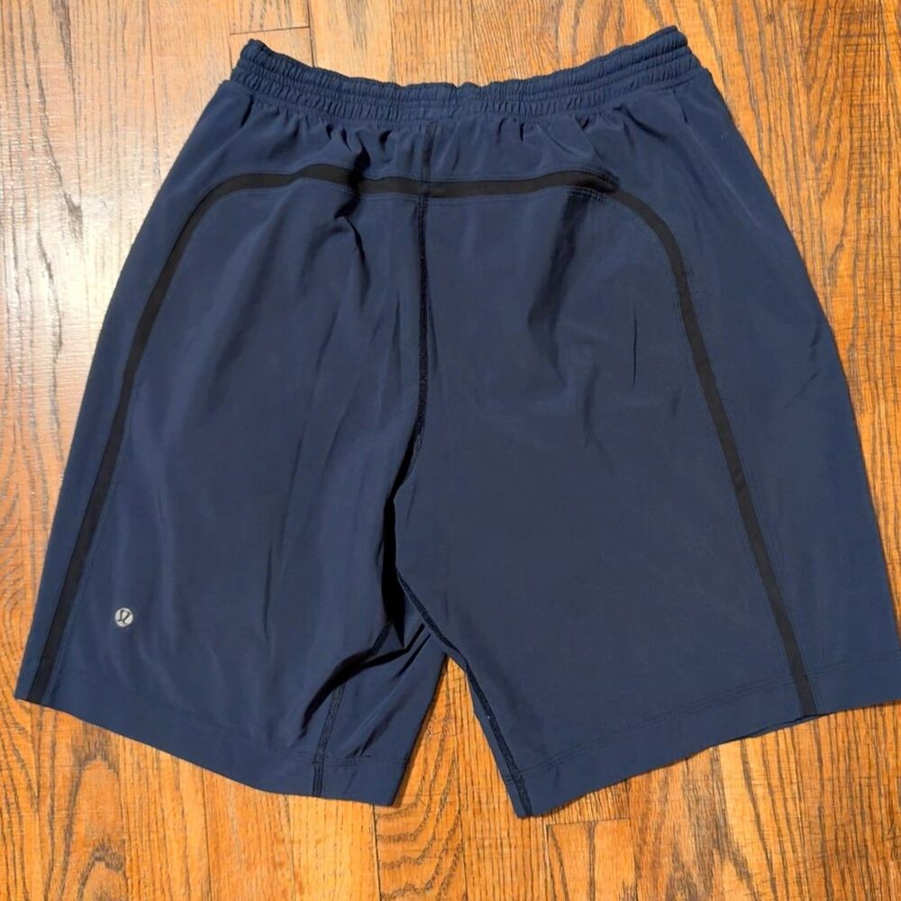 Lululemon Pace Breaker 9" Lined Shorts Navy Blue Men's Small S Running Training